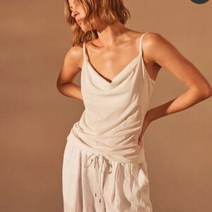 James Perse High Gauge Camisole L NWT